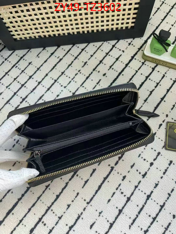 Gucci Bags(4A)-Wallet- aaaaa replica ID: TZ3602 $: 49USD,