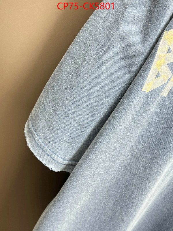 Clothing-Balenciaga designer fashion replica ID: CK5801 $: 75USD