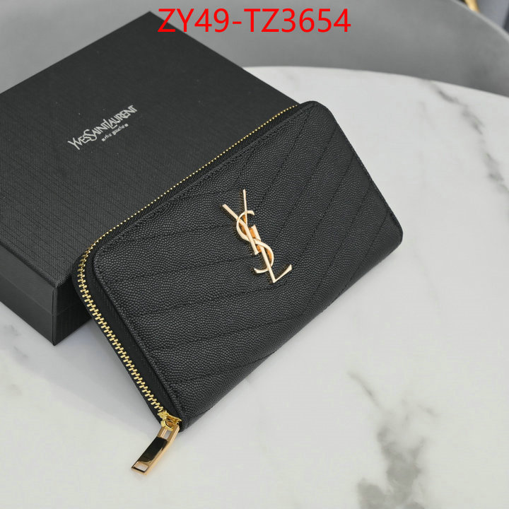 YSL Bags(4A)-Wallet- shop cheap high quality 1:1 replica ID: TZ3654 $: 49USD,