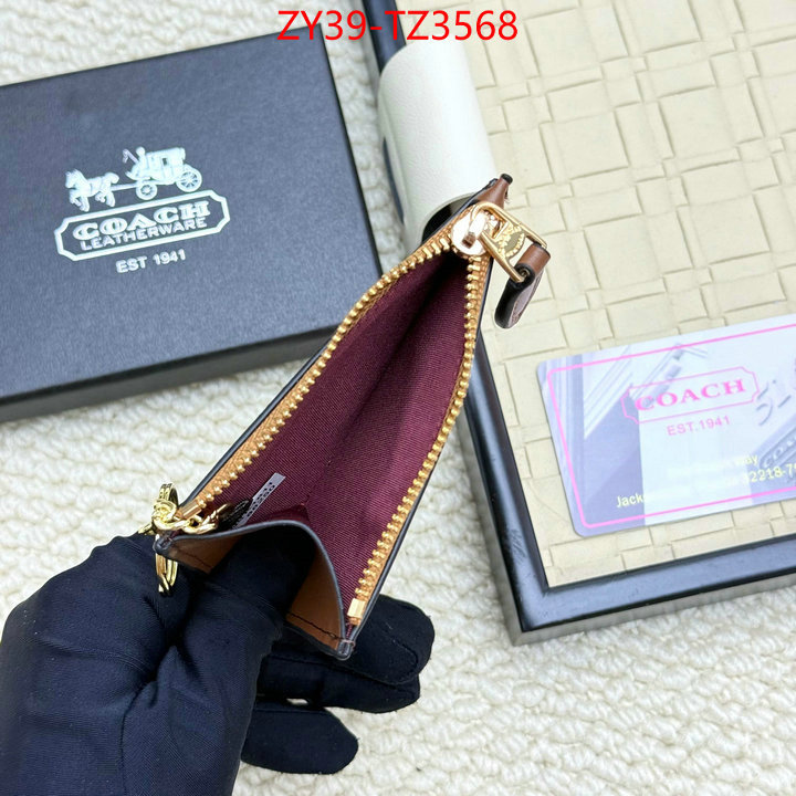 Coach Bags(4A)-Wallet high quality replica ID: TZ3568 $: 39USD,