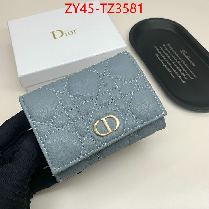 Dior Bags(4A)-Wallet- high quality aaaaa replica ID: TZ3581 $: 45USD,