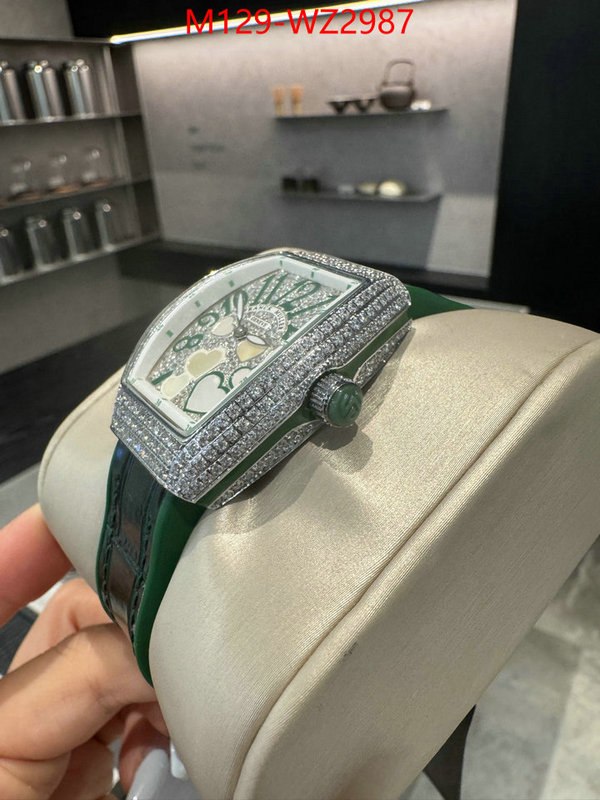 Watch(4A)-Franck Muller fake designer ID: WZ2987 $: 129USD