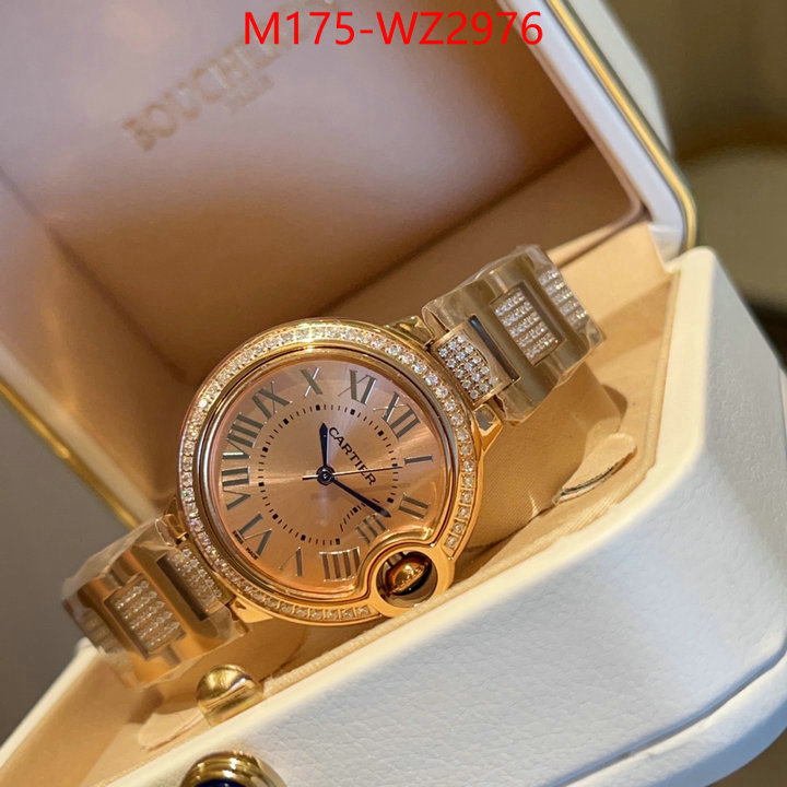 Watch(4A)-Cartier 2024 replica wholesale cheap sales online ID: WZ2976 $: 175USD