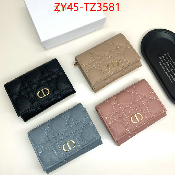 Dior Bags(4A)-Wallet- high quality aaaaa replica ID: TZ3581 $: 45USD,