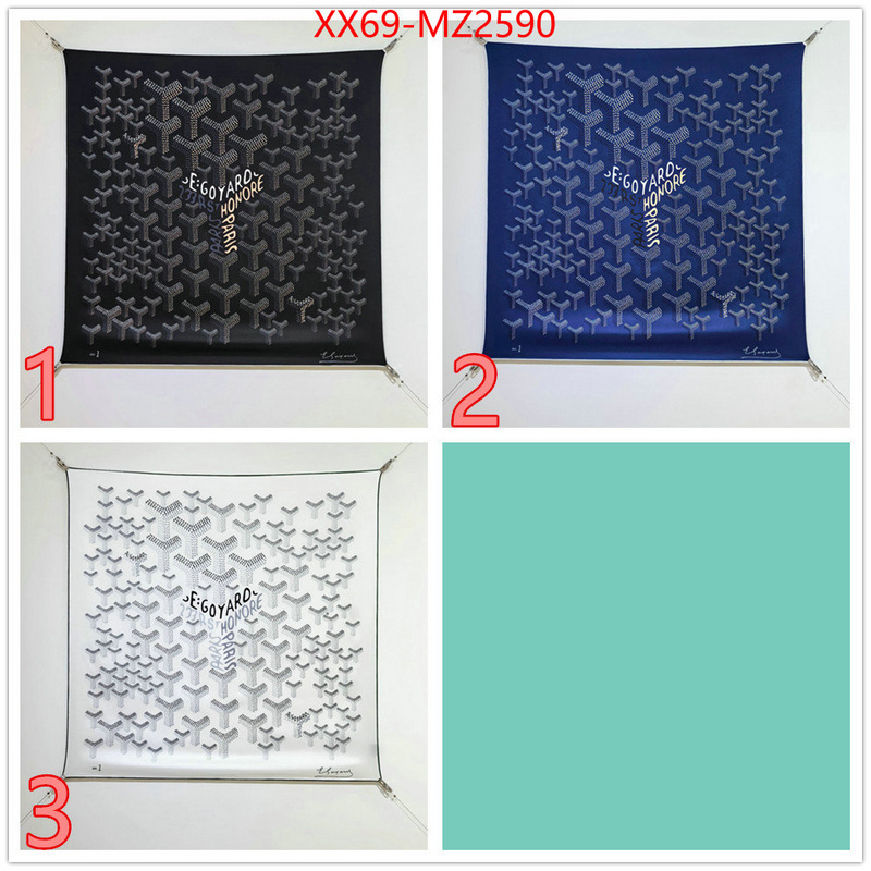 Scarf-Goyard fake high quality ID: MZ2590 $: 69USD