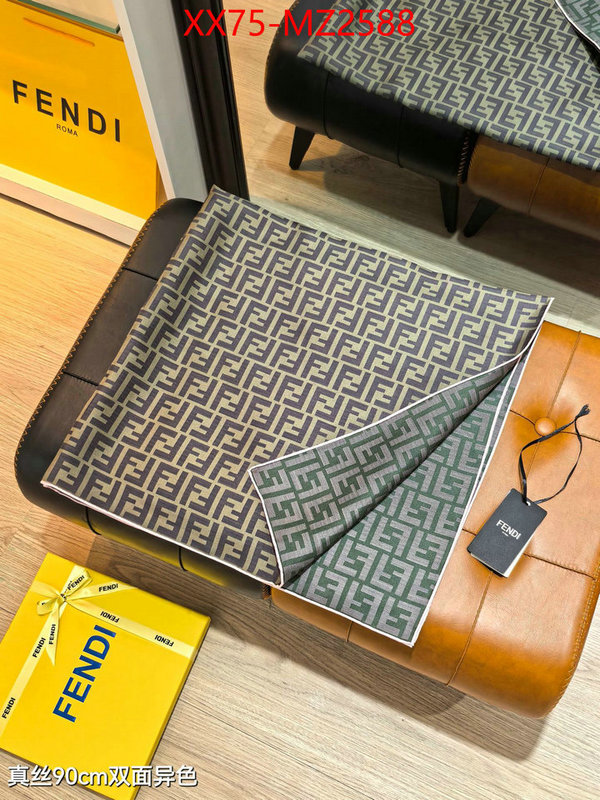 Scarf-Fendi for sale cheap now ID: MZ2588 $: 75USD