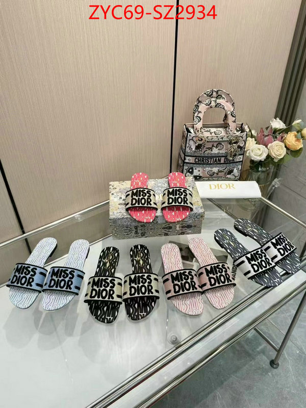 Women Shoes-Dior wholesale imitation designer replicas ID: SZ2934 $: 69USD