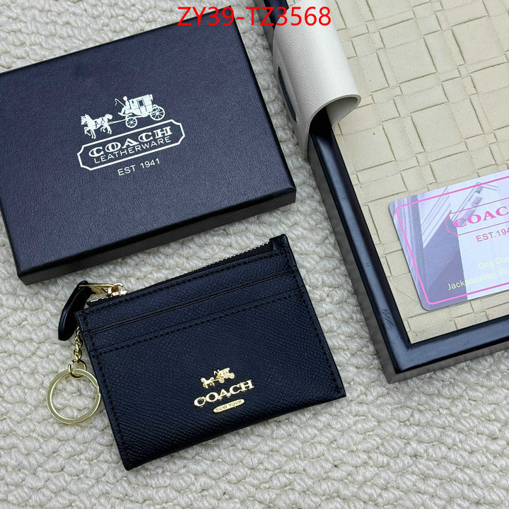 Coach Bags(4A)-Wallet high quality replica ID: TZ3568 $: 39USD,