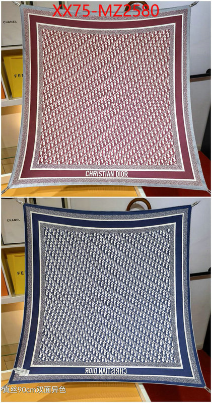 Scarf-Dior best site for replica ID: MZ2580 $: 75USD