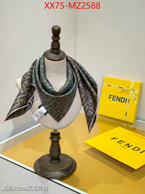 Scarf-Fendi for sale cheap now ID: MZ2588 $: 75USD