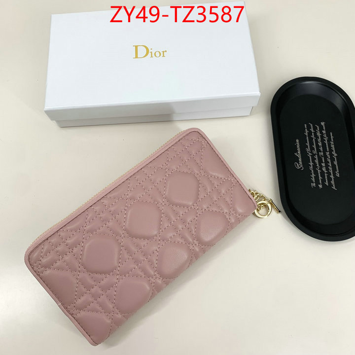 Dior Bags(4A)-Wallet- top quality replica ID: TZ3587 $: 49USD,