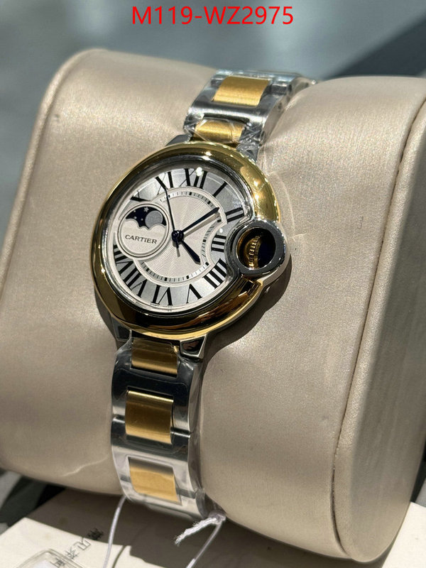 Watch(4A)-Cartier buy best quality replica ID: WZ2975 $: 119USD