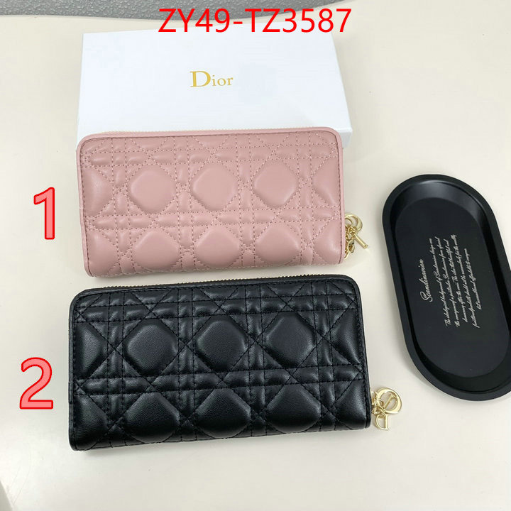 Dior Bags(4A)-Wallet- top quality replica ID: TZ3587 $: 49USD,