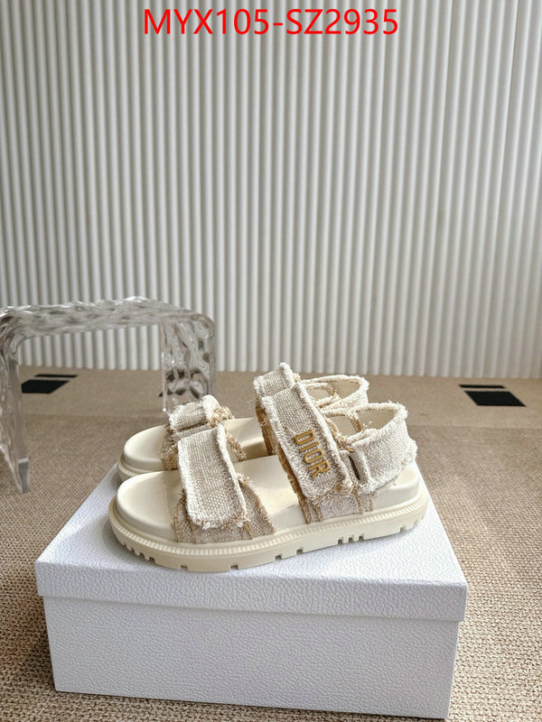 Women Shoes-Dior designer fake ID: SZ2935 $: 105USD