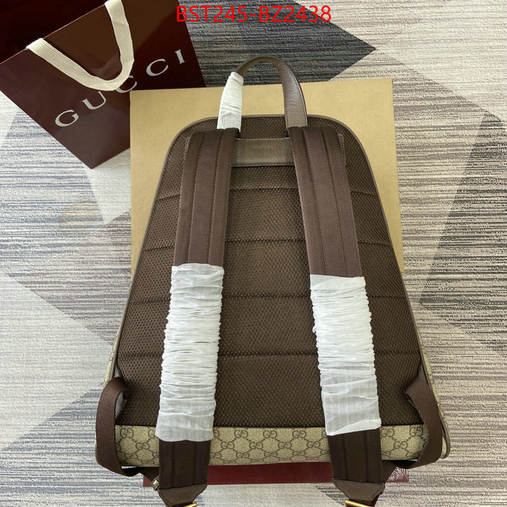 Gucci Bags(TOP)-Backpack- what's the best to buy replica ID: BZ2438 $: 245USD,
