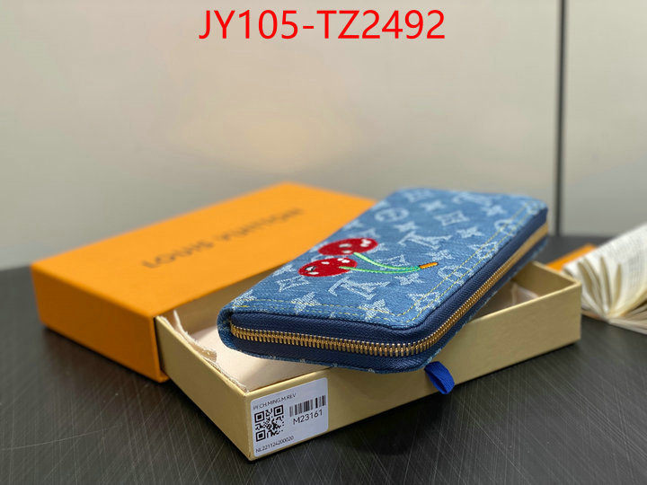 LV Bags(TOP)-Wallet perfect quality ID: TZ2492 $: 105USD,