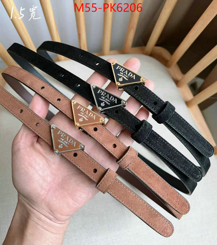 Belts-Prada luxury cheap replica ID: PK6206 $: 55USD