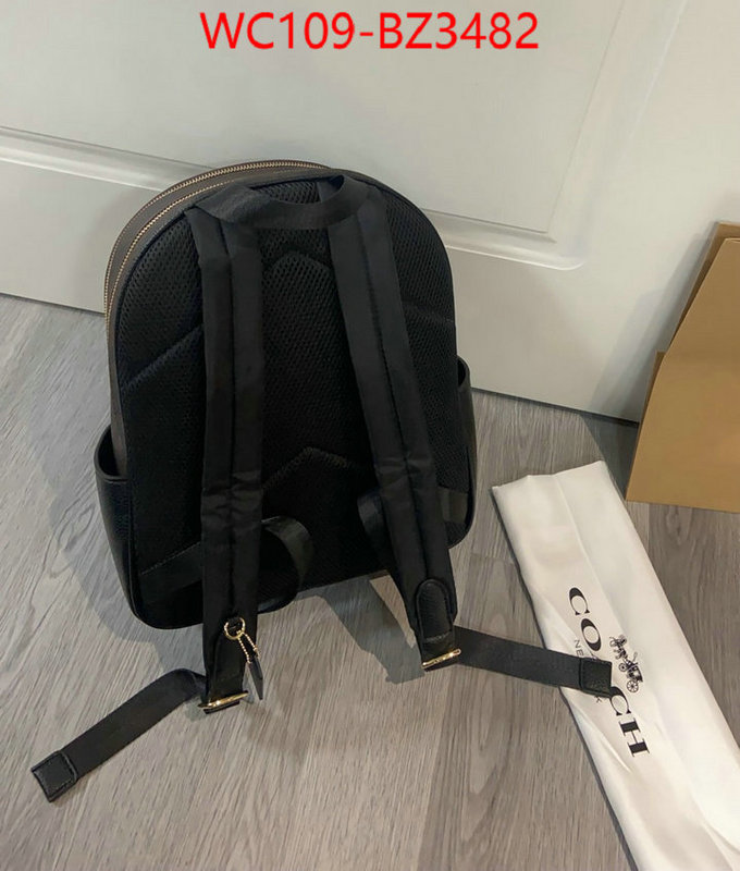 Coach Bags(4A)-Backpack- aaaaa replica ID: BZ3482 $: 109USD,