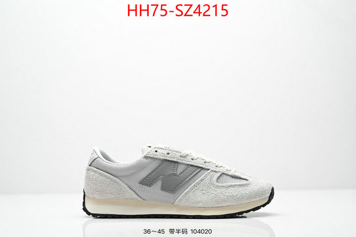 Men Shoes-New Balance where can you buy replica ID: SZ4215 $: 75USD