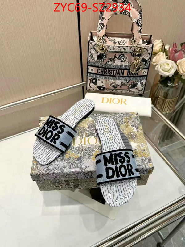 Women Shoes-Dior wholesale imitation designer replicas ID: SZ2934 $: 69USD