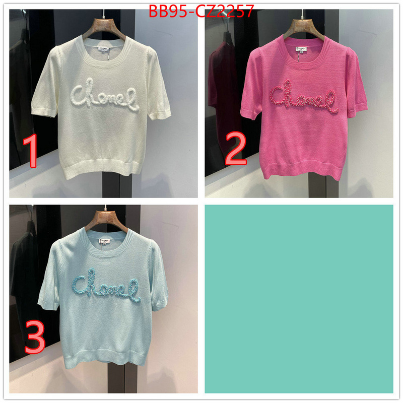 Clothing-Chanel quality aaaaa replica ID: CZ2257 $: 95USD