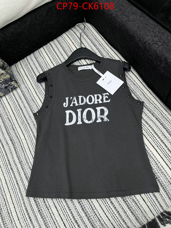 Clothing-Dior top 1:1 replica ID: CK6108 $: 79USD