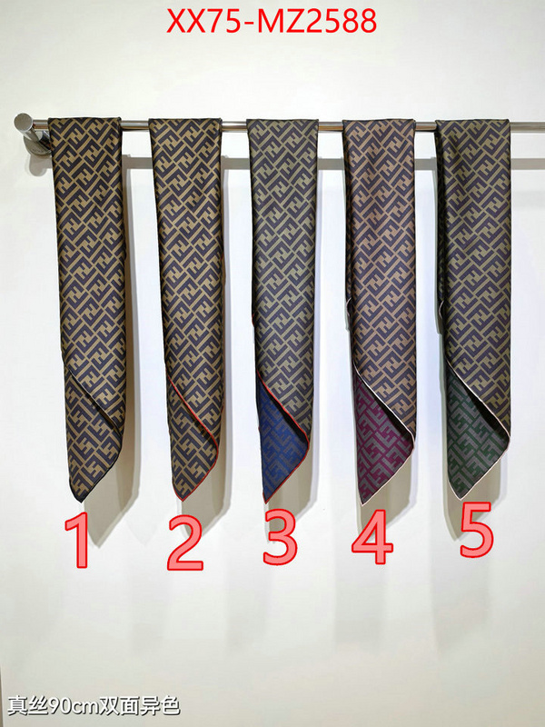 Scarf-Fendi for sale cheap now ID: MZ2588 $: 75USD