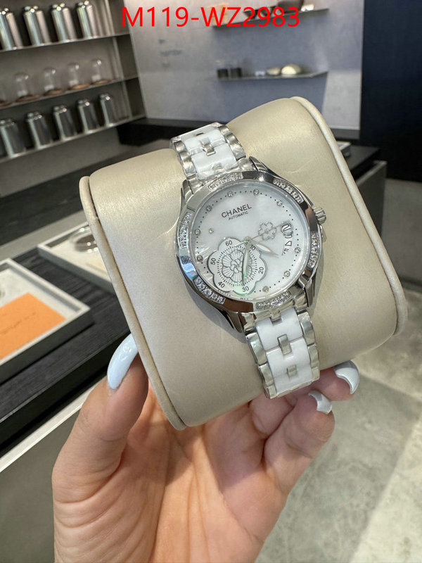 Watch(4A)-Chanel replica aaaaa designer ID: WZ2983 $: 119USD