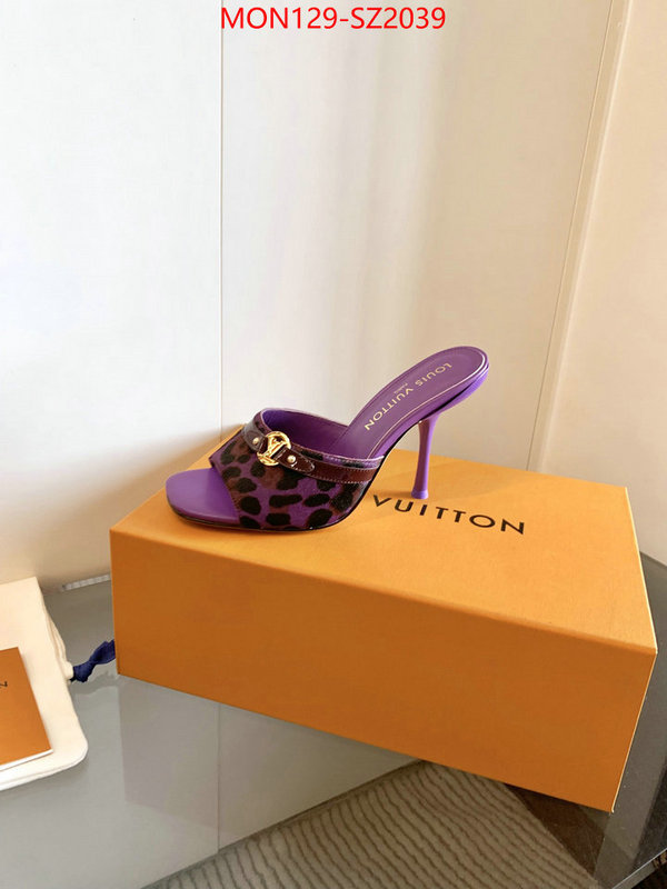 Women Shoes-LV luxury fake ID: SZ2039 $: 129USD