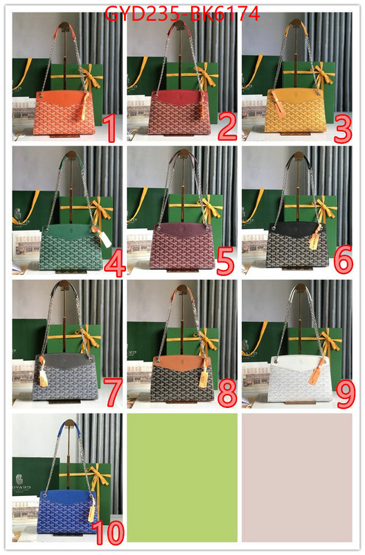 Goyard Bags(TOP)-Crossbody- high quality perfect ID: BK6174 $: 235USD,