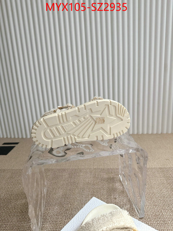 Women Shoes-Dior designer fake ID: SZ2935 $: 105USD
