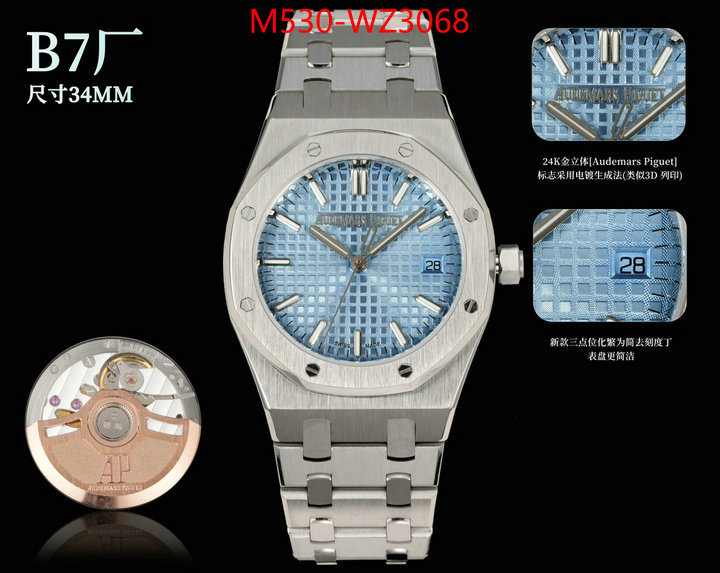 Watch(TOP)-Audemars Piguet luxury cheap replica ID: WZ3068 $: 530USD-shoes yupoo Watch(TOP)-Audemars Piguet luxury cheap replica ID: WZ3068 $: 530USD
