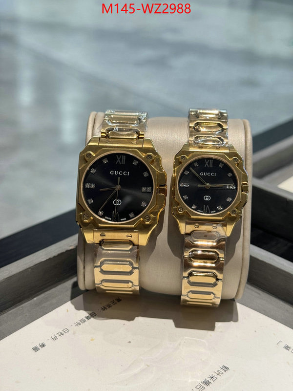 Watch(4A)-Gucci aaaaa+ quality replica ID: WZ2988 $: 145USD