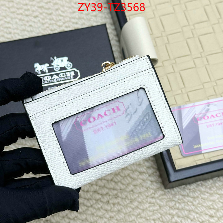 Coach Bags(4A)-Wallet high quality replica ID: TZ3568 $: 39USD,