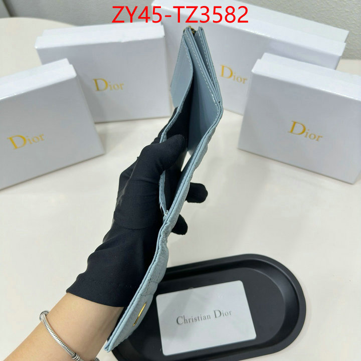 Dior Bags(4A)-Wallet- aaaaa class replica ID: TZ3582 $: 45USD,