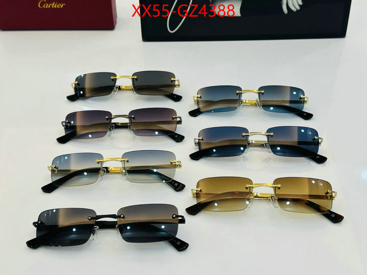 Glasses-Cartier top grade ID: GZ4388 $: 55USD