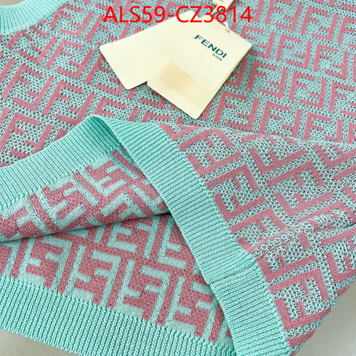 Kids clothing-Fendi 2024 aaaaa replica 1st copy ID: CZ3814 $: 59USD