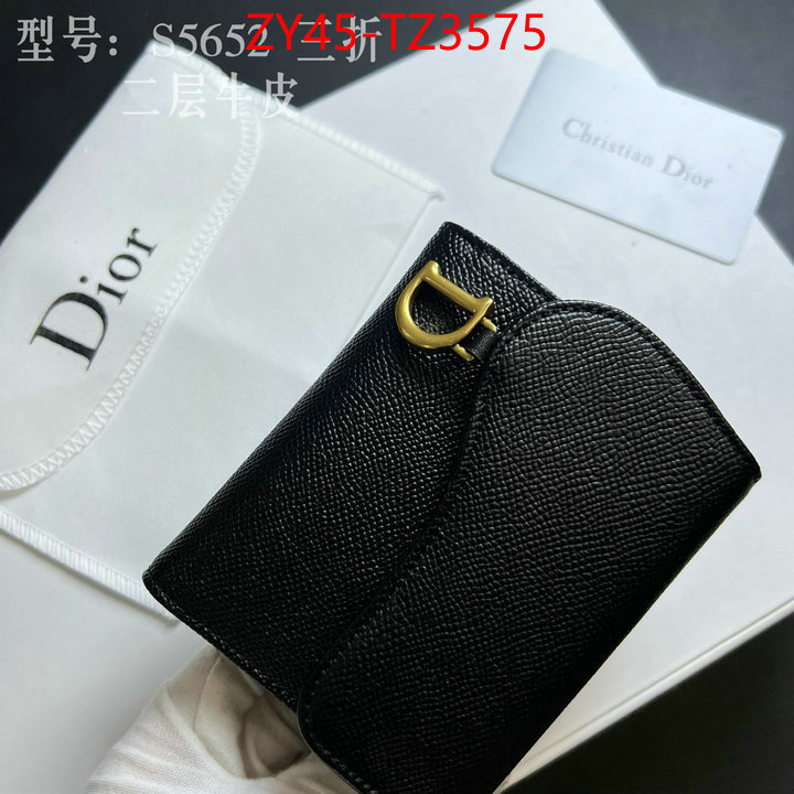 Dior Bags(4A)-Wallet- flawless ID: TZ3575 $: 45USD,