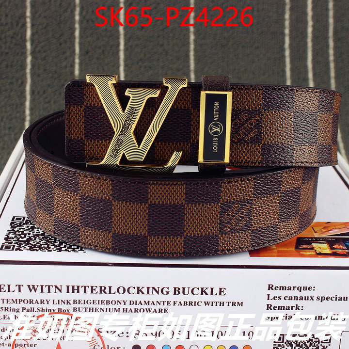 Belts-LV luxury cheap ID: PZ4226 $: 65USD