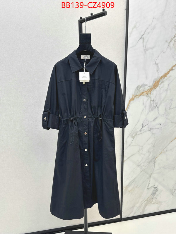 Clothing-Hermes brand designer replica ID: CZ4909 $: 139USD