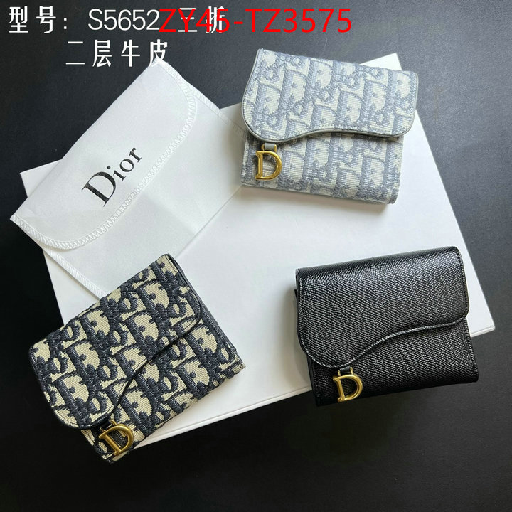 Dior Bags(4A)-Wallet- flawless ID: TZ3575 $: 45USD,