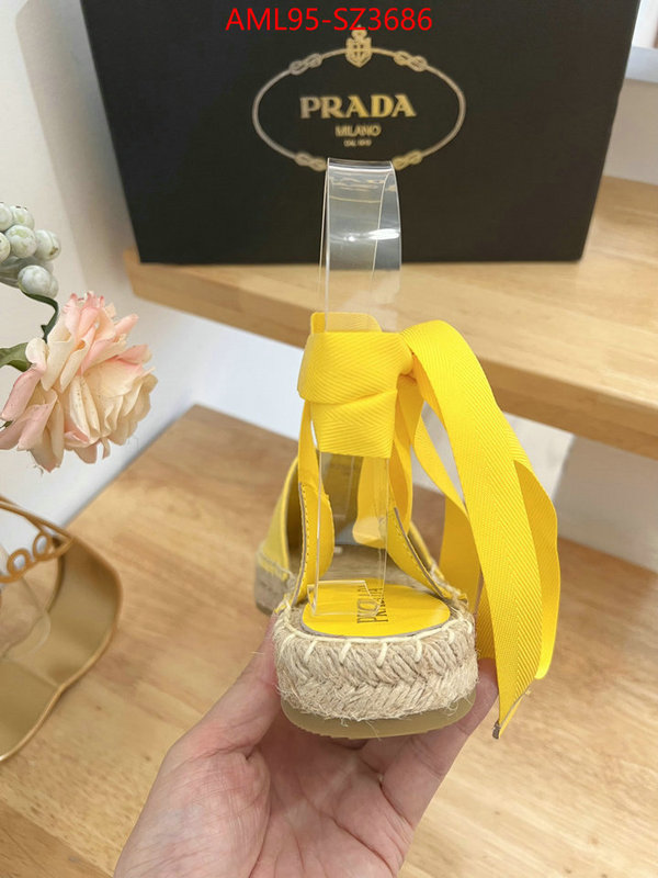 Women Shoes-Prada good quality replica ID: SZ3686 $: 95USD