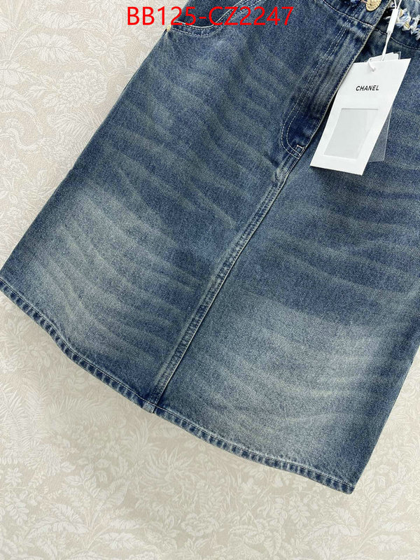 Clothing-Chanel top designer replica ID: CZ2247 $: 125USD