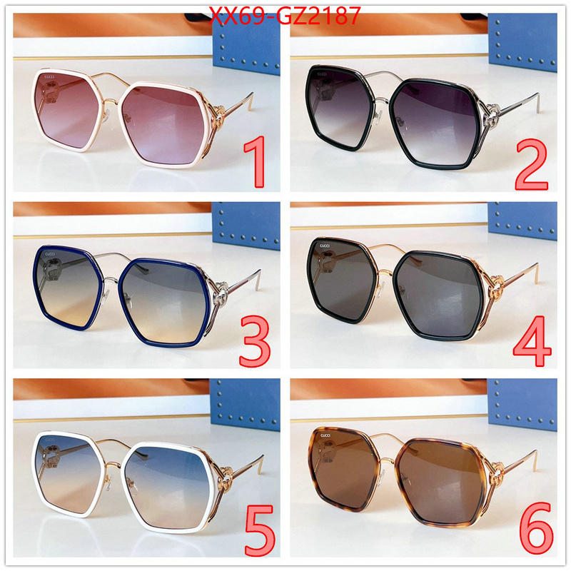 Glasses-Gucci shop the best high quality ID: GZ2187 $: 69USD