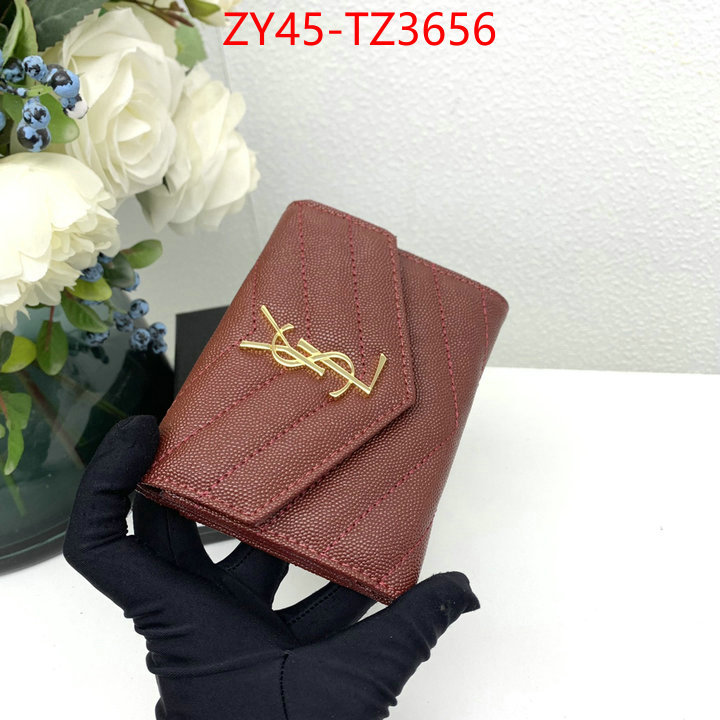YSL Bags(4A)-Wallet- luxury fake ID: TZ3656 $: 45USD,