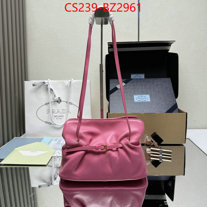 Prada Bags(TOP)-Crossbody- 7 star ID: BZ2961 $: 239USD,
