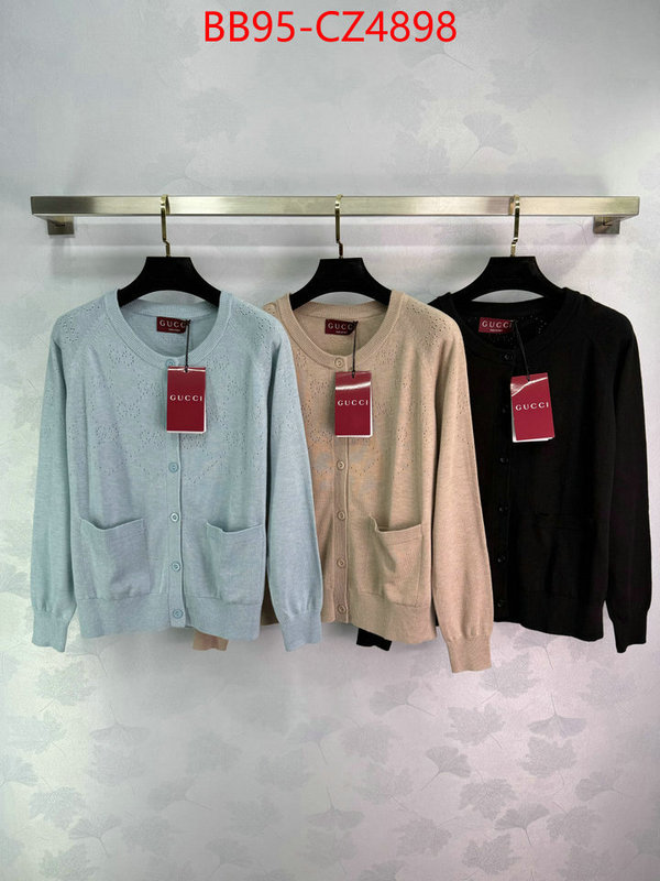 Clothing-Gucci top brands like ID: CZ4898 $: 95USD