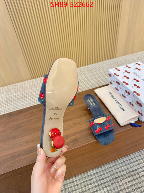 Women Shoes-LV the quality replica ID: SZ2662 $: 89USD