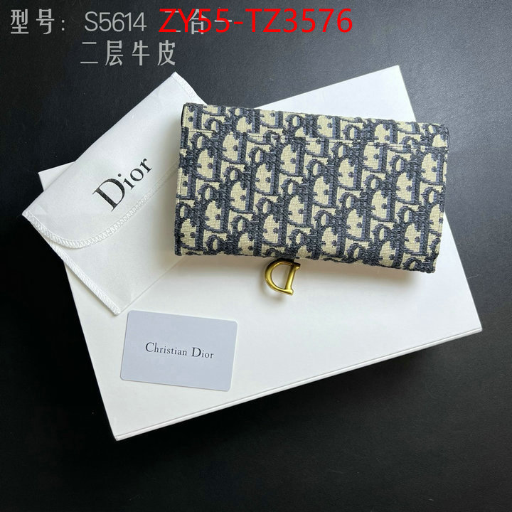 Dior Bags(4A)-Wallet- quality aaaaa replica ID: TZ3576 $: 55USD,