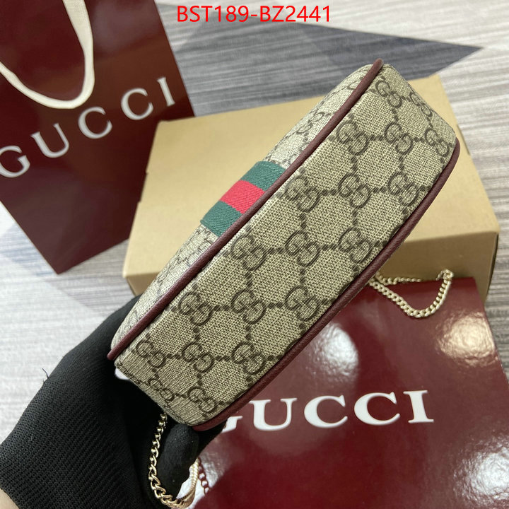 Gucci Bags(TOP)-Crossbody- replica best ID: BZ2441 $: 189USD,